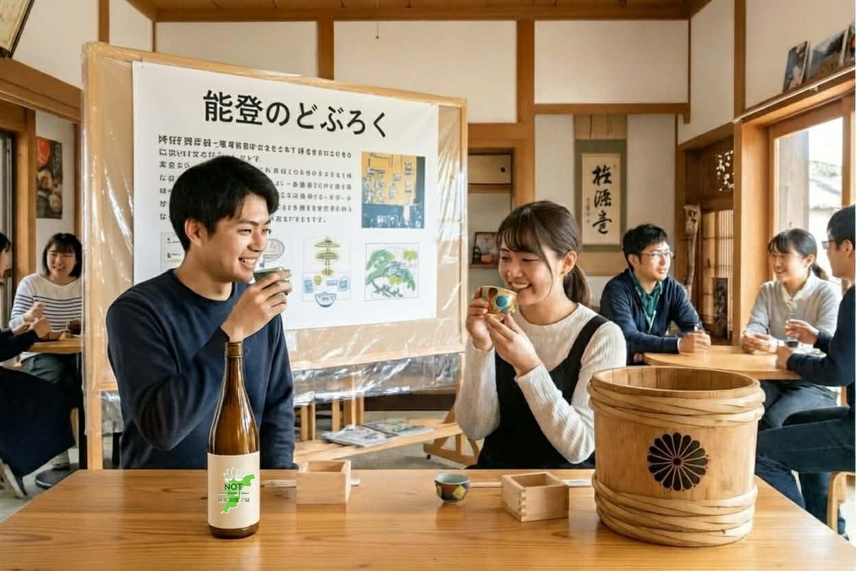 日本の伝統的酒造りや発酵文化を知ってもらう復興カフェ