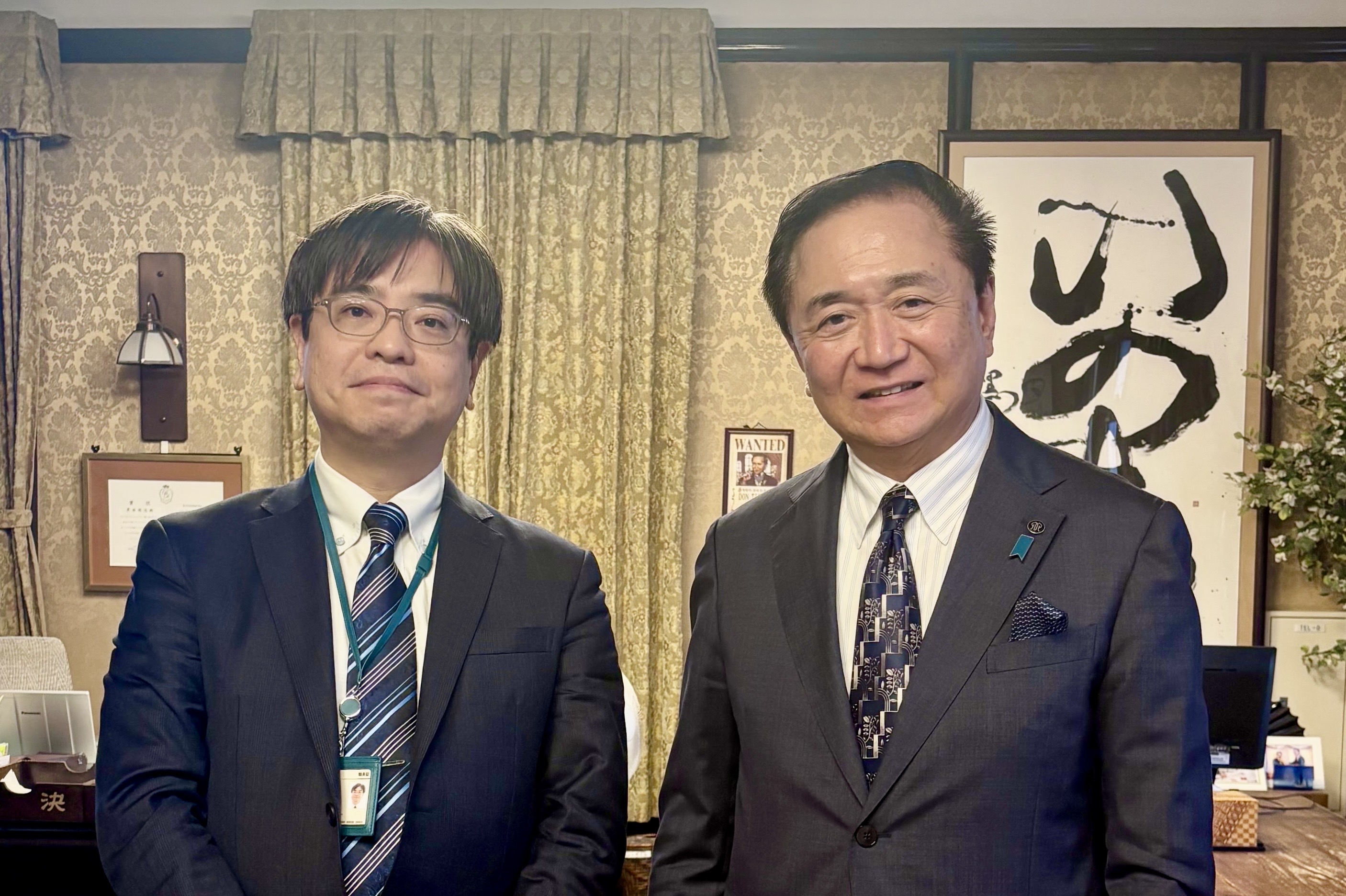 Prof.Miyaki&Governor.Kuroiwa